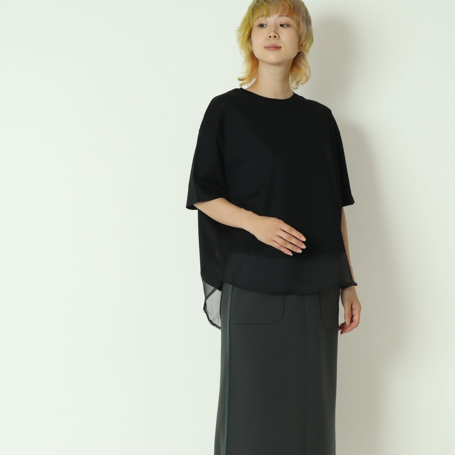 シアードッキング5分袖Tシャツ 55035523