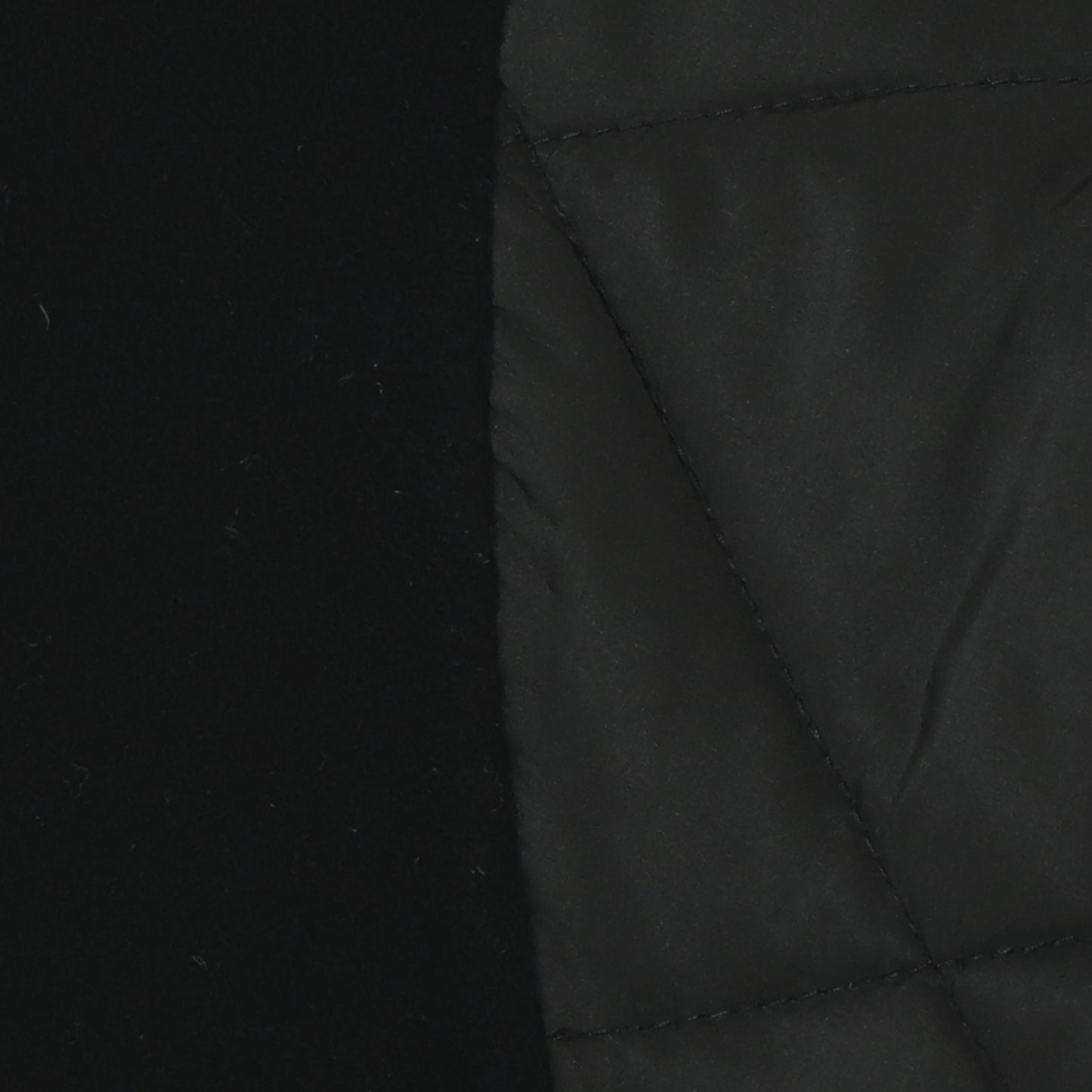 キルティング切り替えウールロングコート 55224518