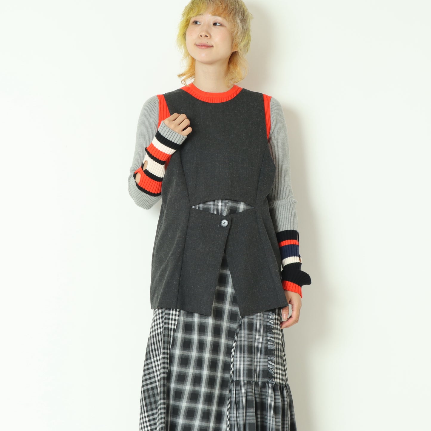 2WAYキャミベスト 4554-041MK
