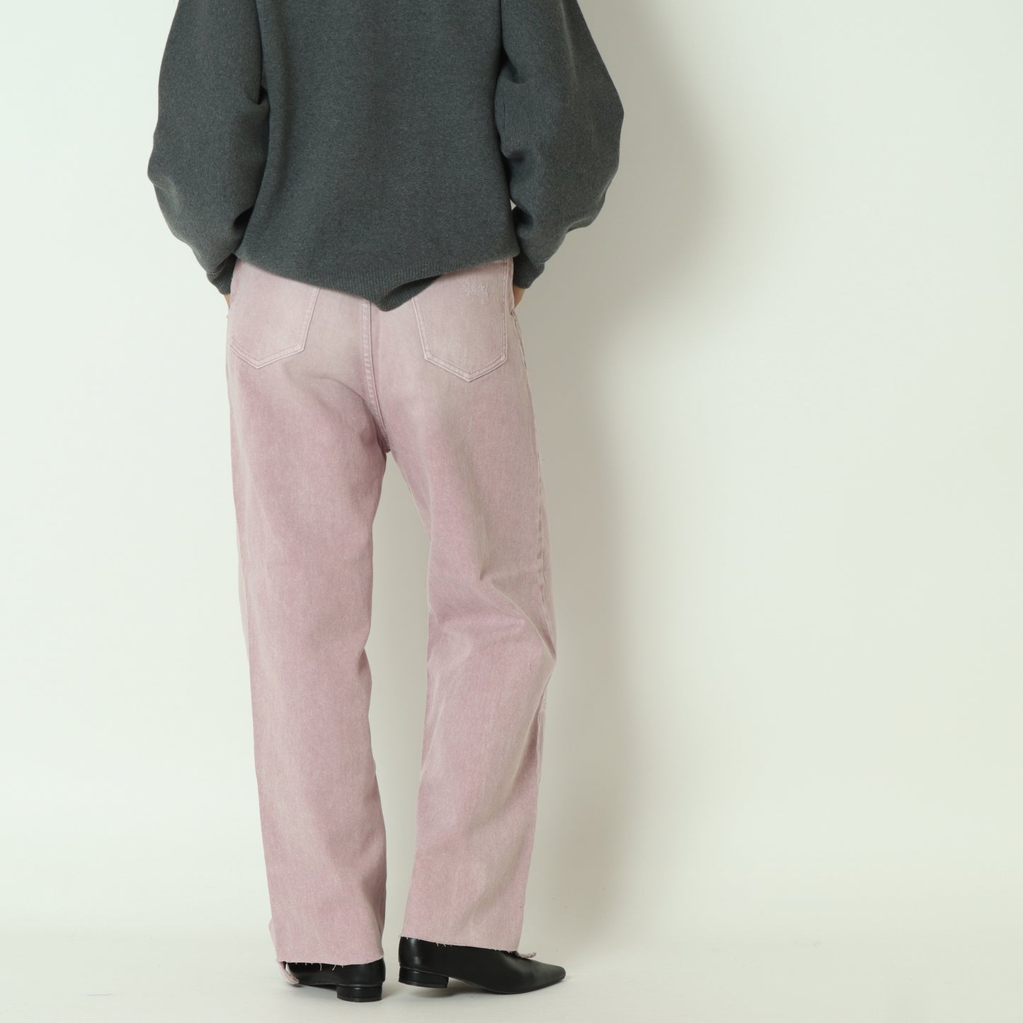 ハイライズタックワイドパンツ Y252-31064