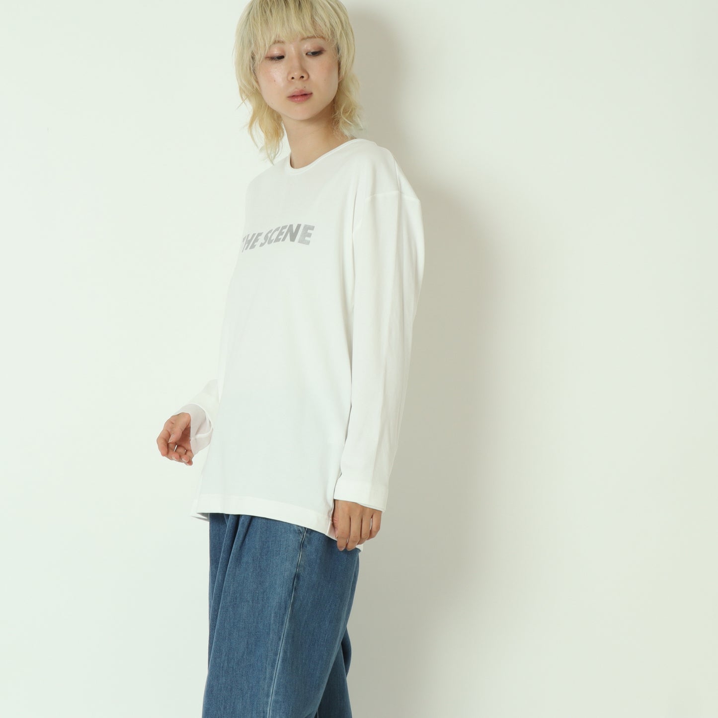 チュールスリーブロゴロンT 504362