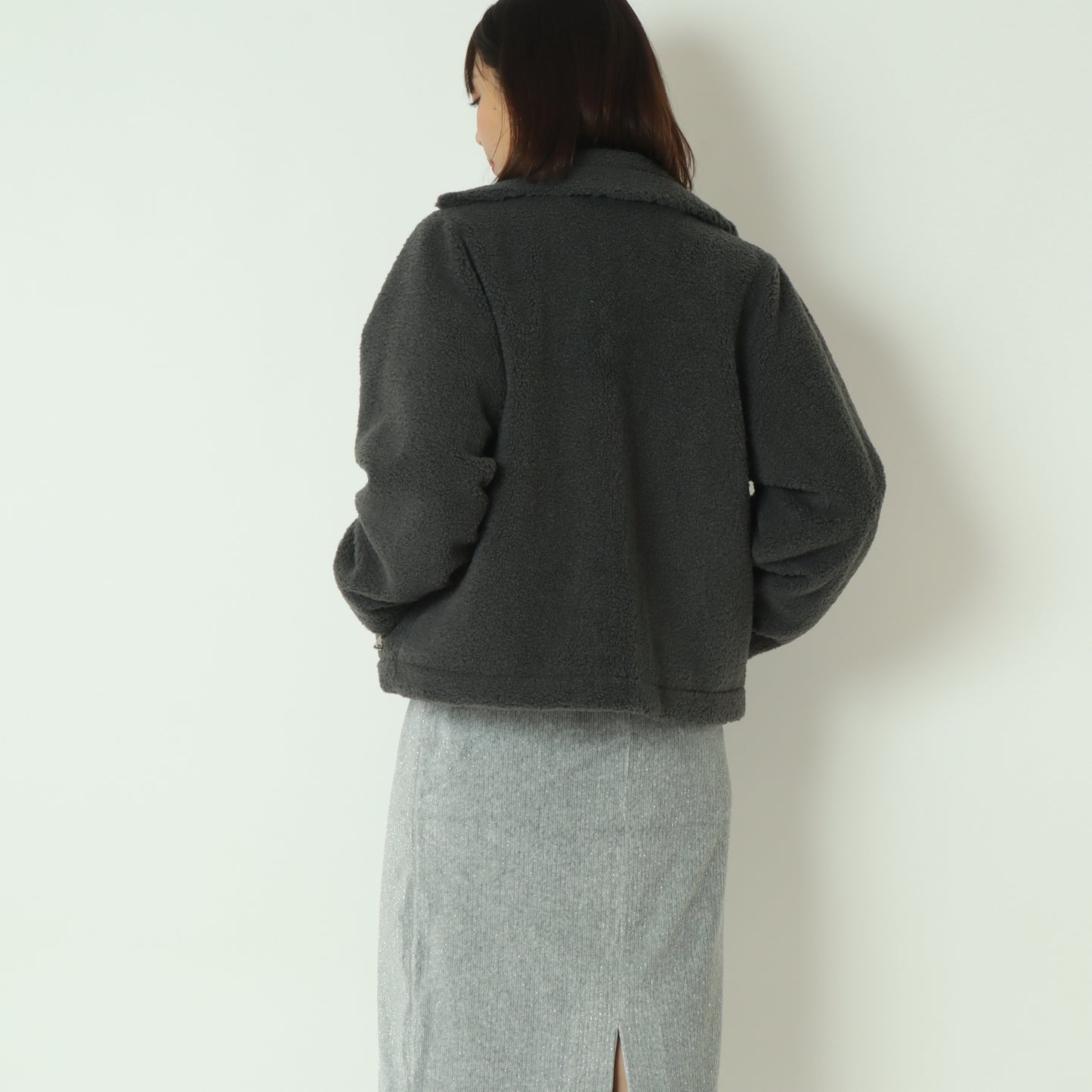 ライダースディテールボアジャケット 57110