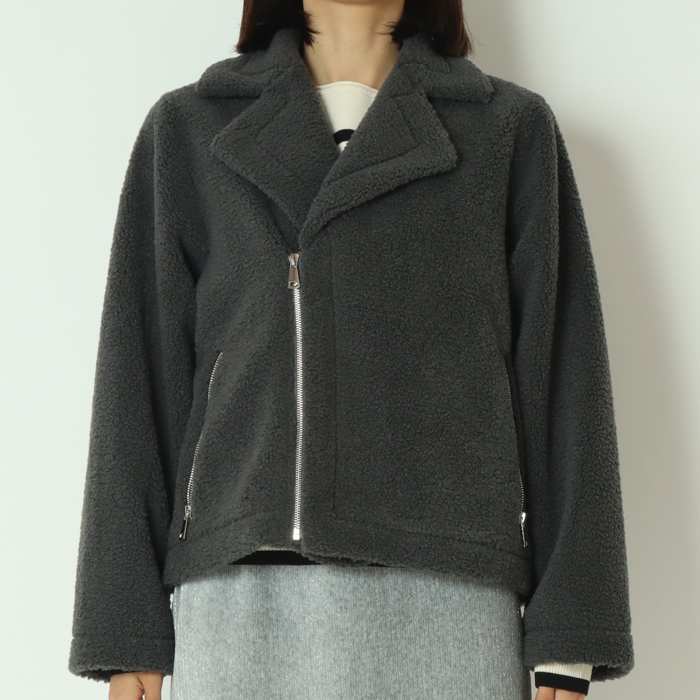 ライダースディテールボアジャケット 57110