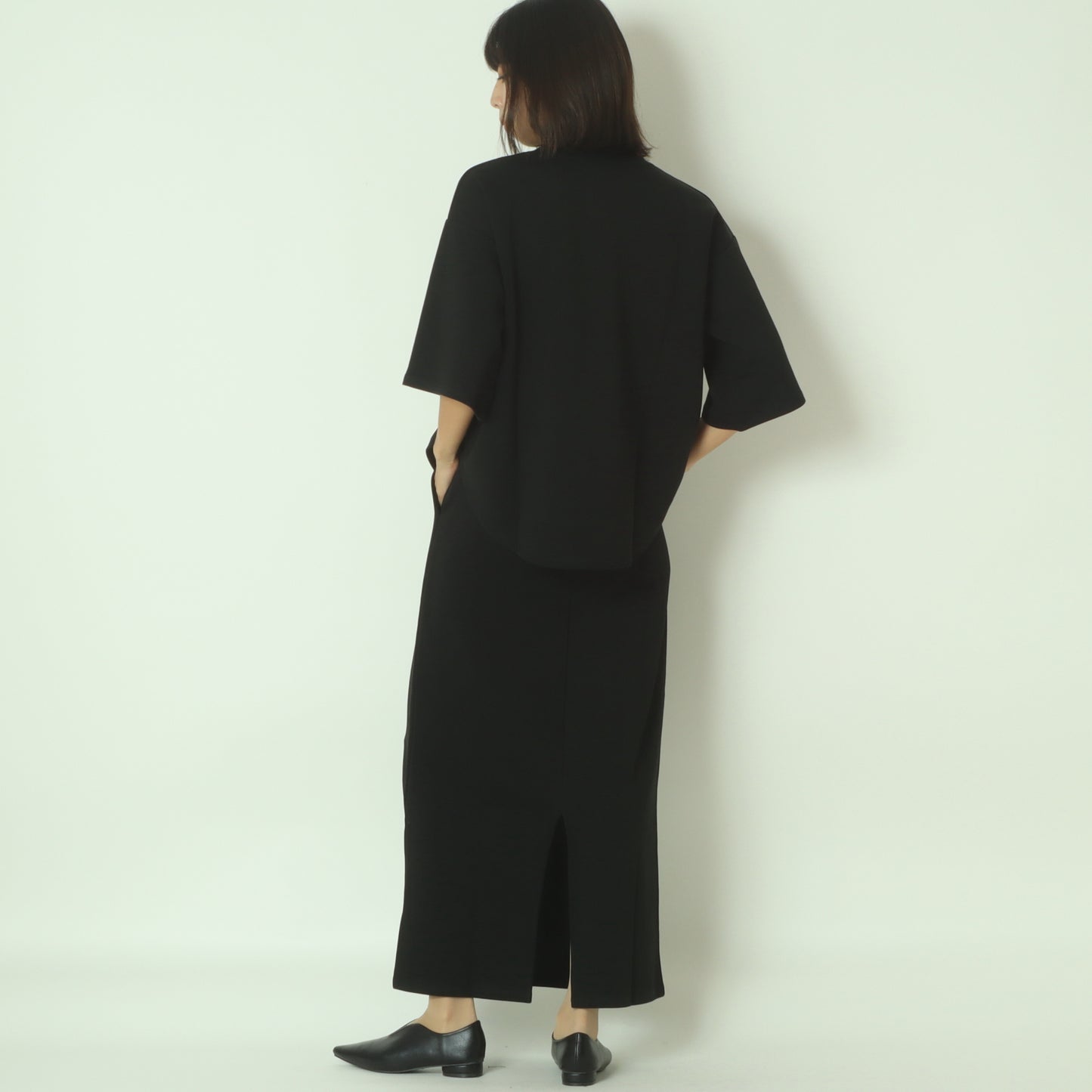 スウェットIラインスカート 750333