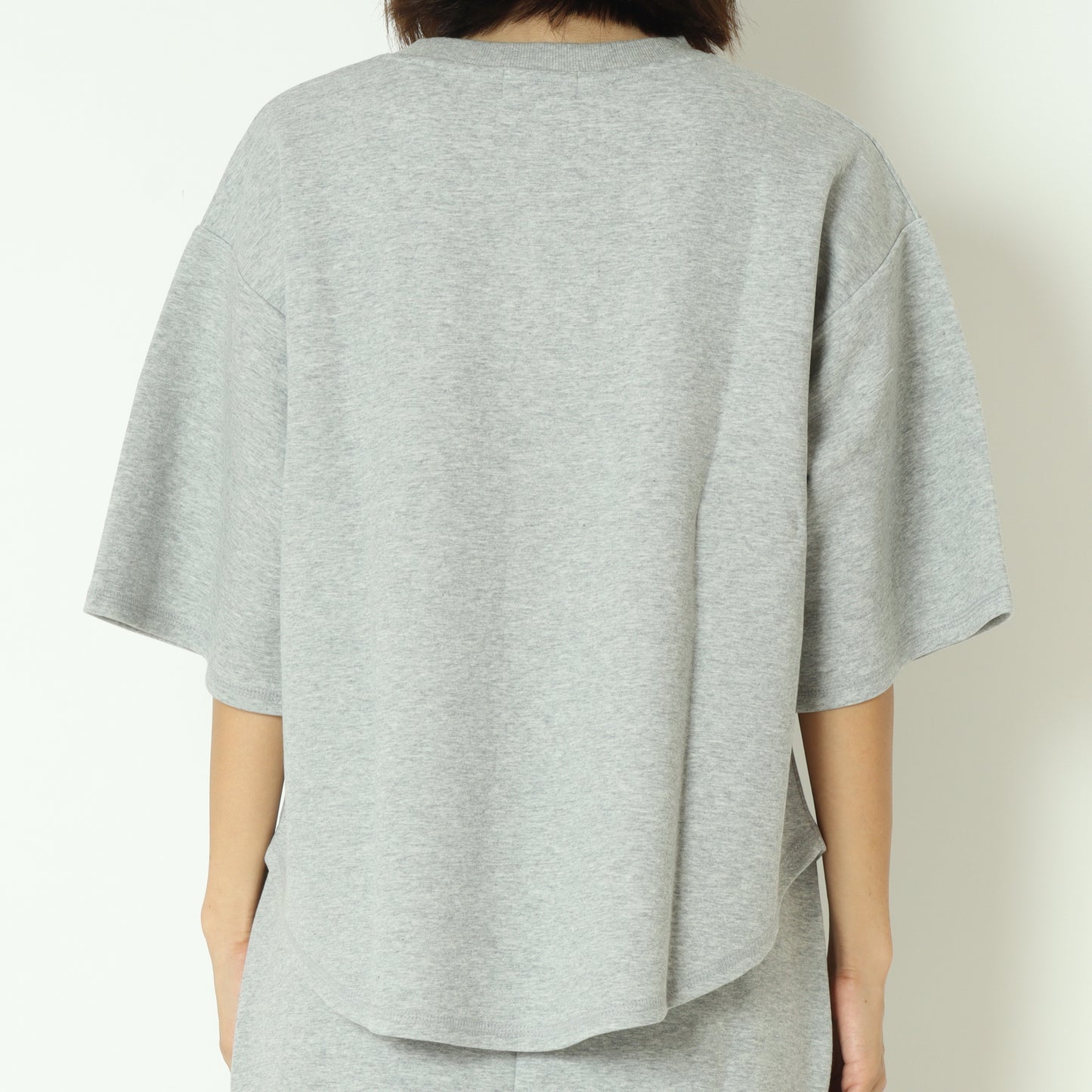 ロゴ刺繍半袖スウェットトップス 750332