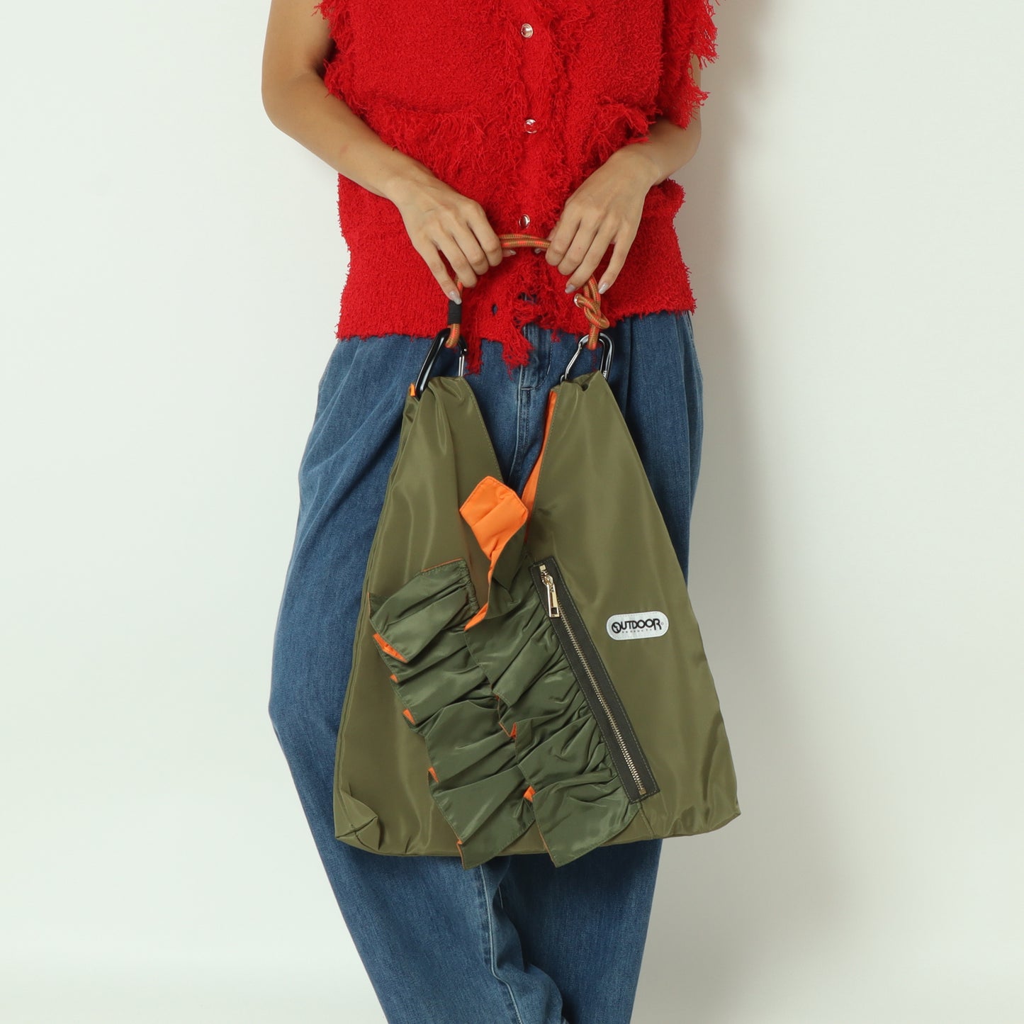 RISLEY×OUTDOORトライアングルフリルバッグ R2501TFB36