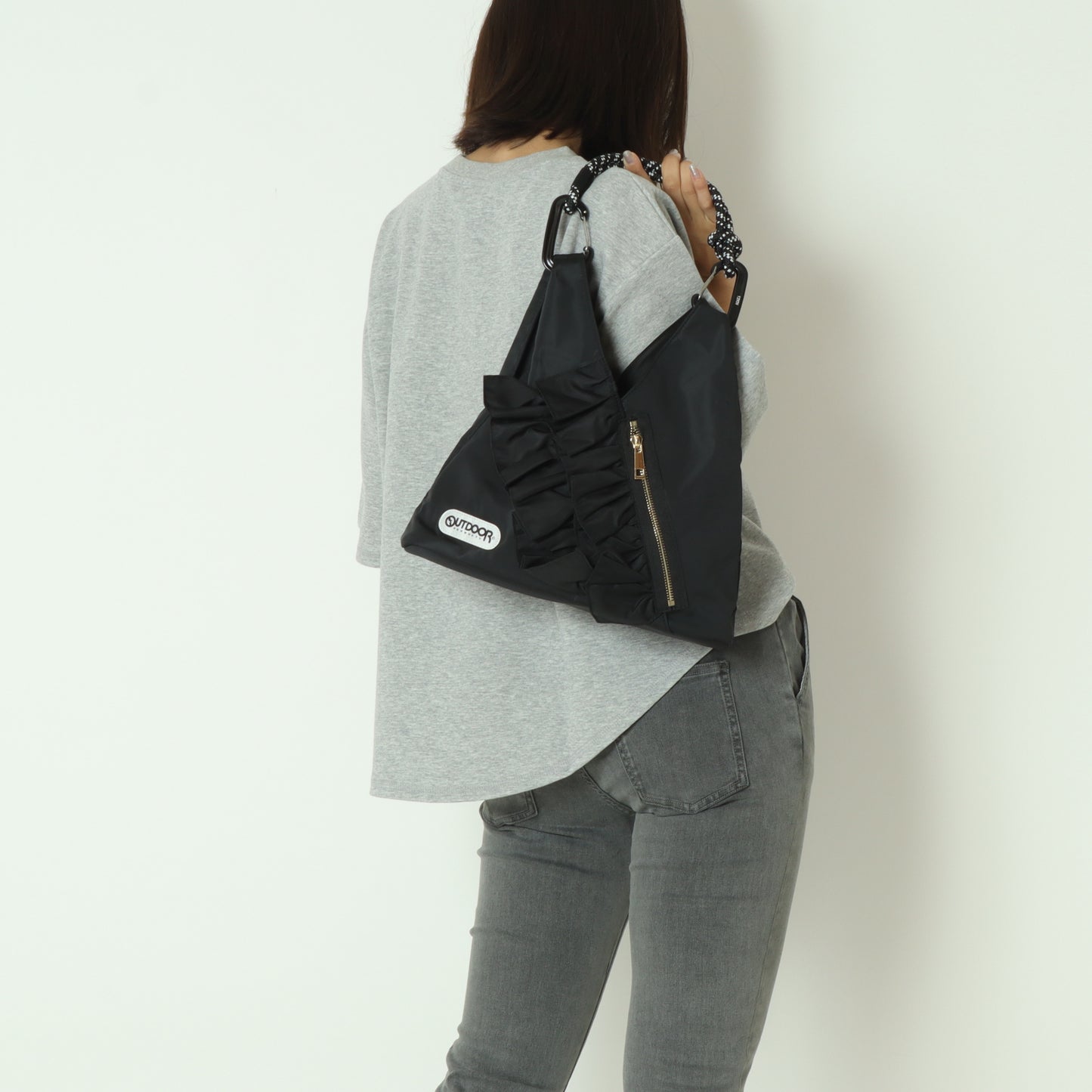 RISLEY×OUTDOORトライアングルミニフリルバッグ R2501TFB37