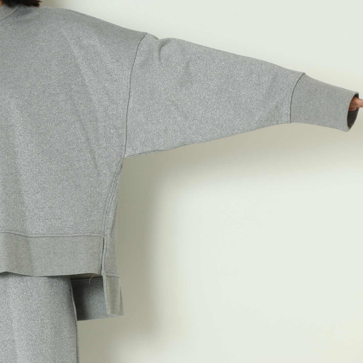 ラメスウェットリラックストップス H524345/2