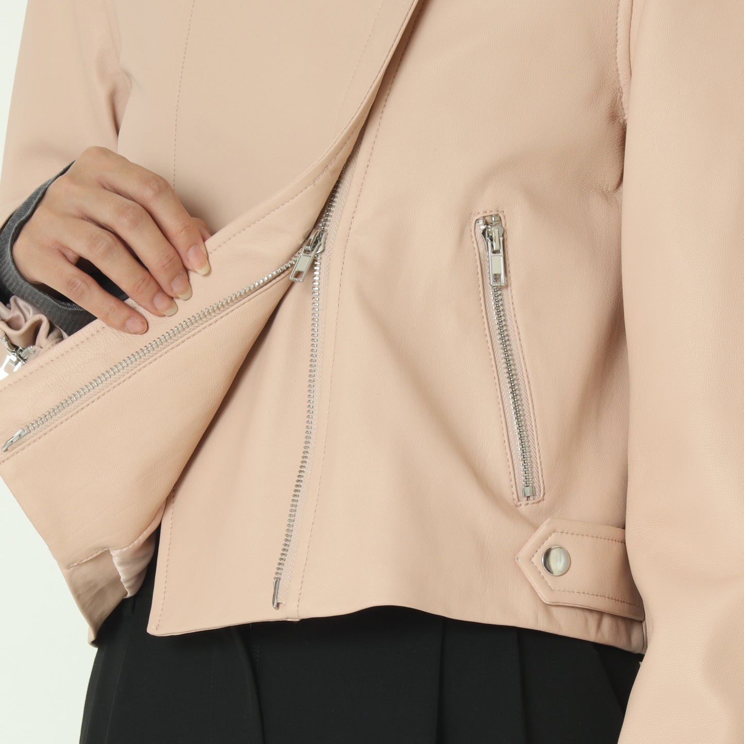 レザーライダースジャケット SK611