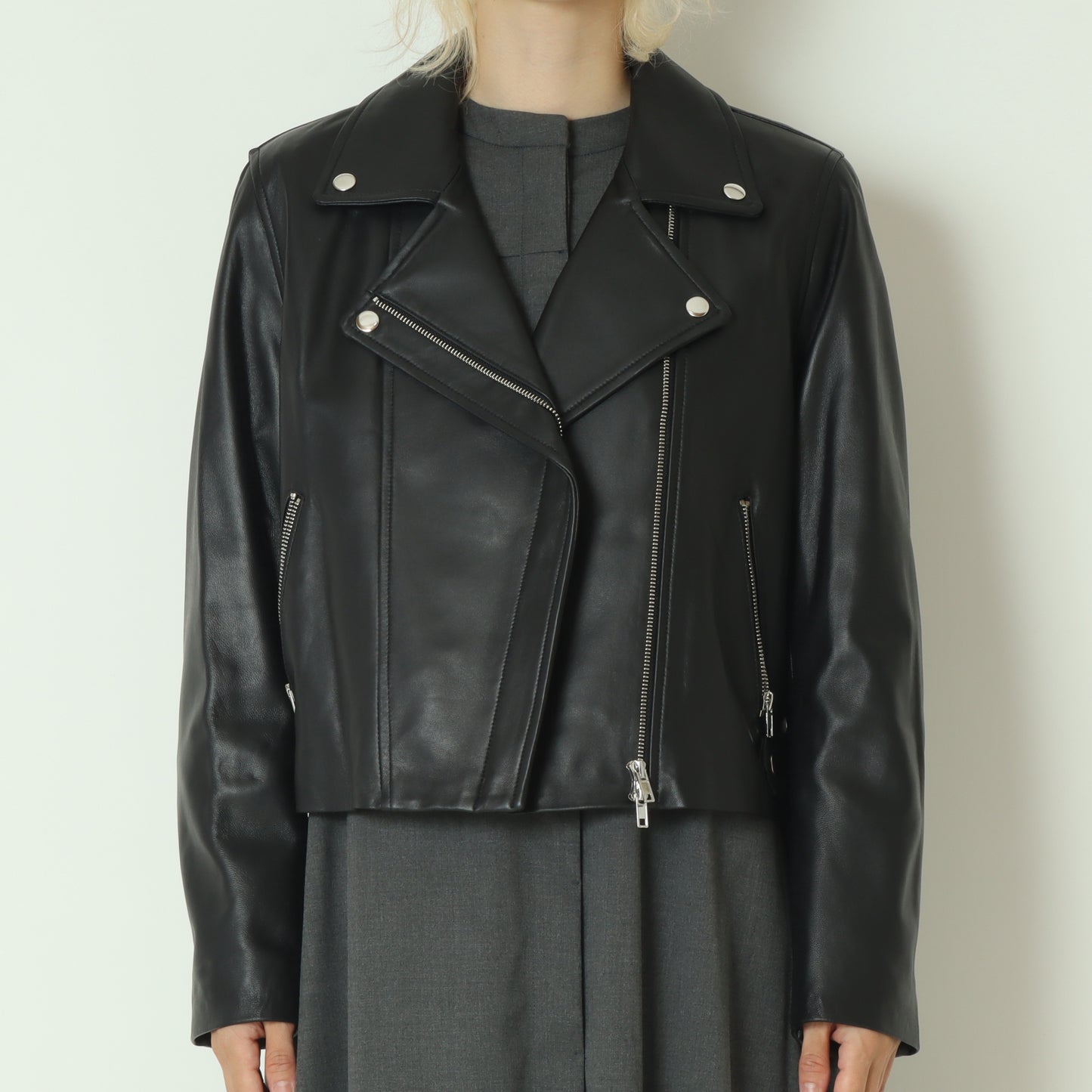 レザーライダースジャケット SK611