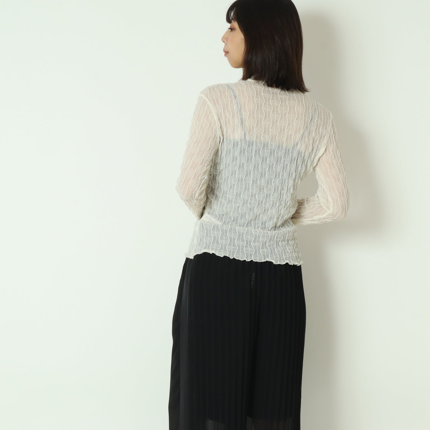 シアージャガードハイネックトップス TR32508-81438-1