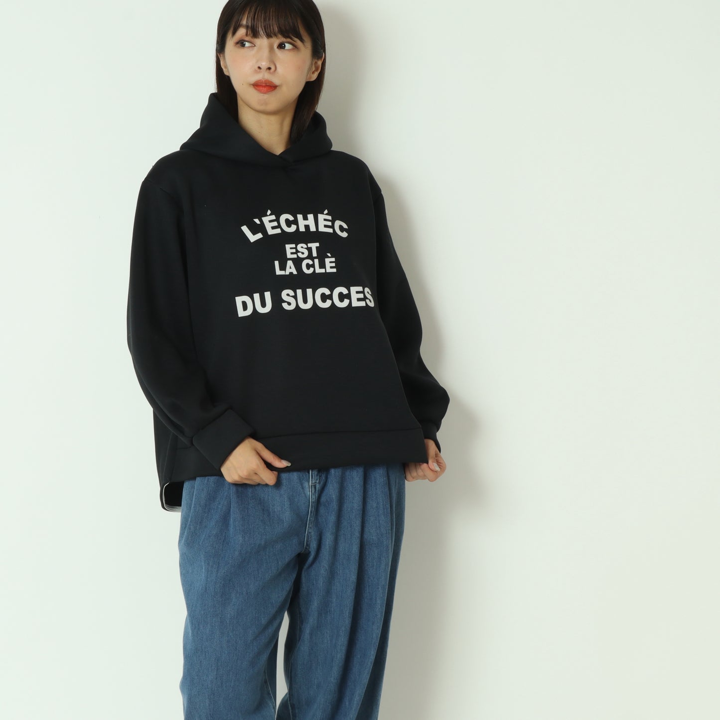 フロッキープリントロゴフーディー 530103