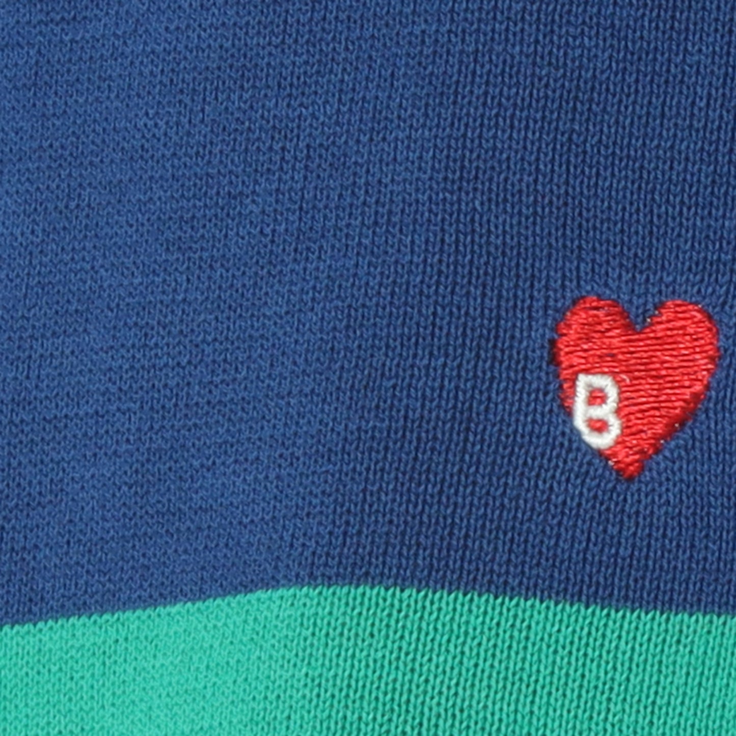 バイカラーロゴニット 611916