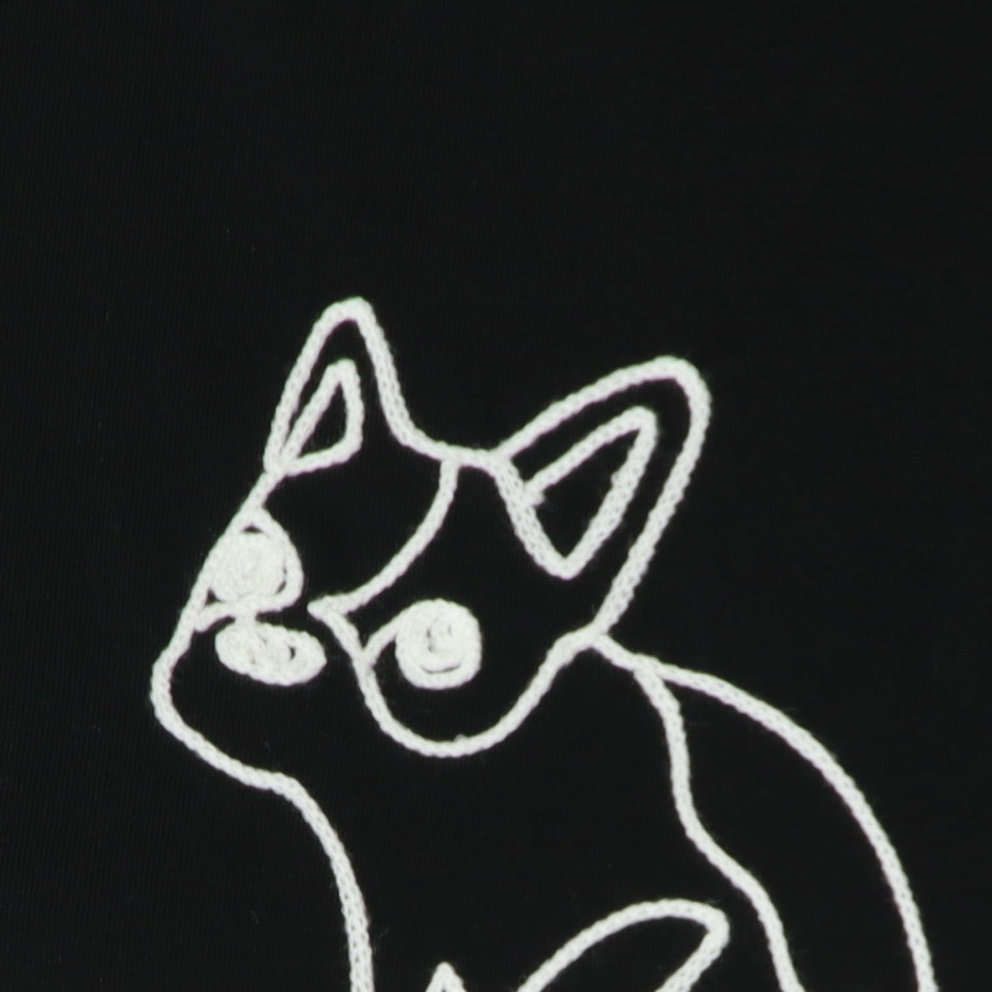 フレンチブルドッグコード刺繍Tシャツ 853202