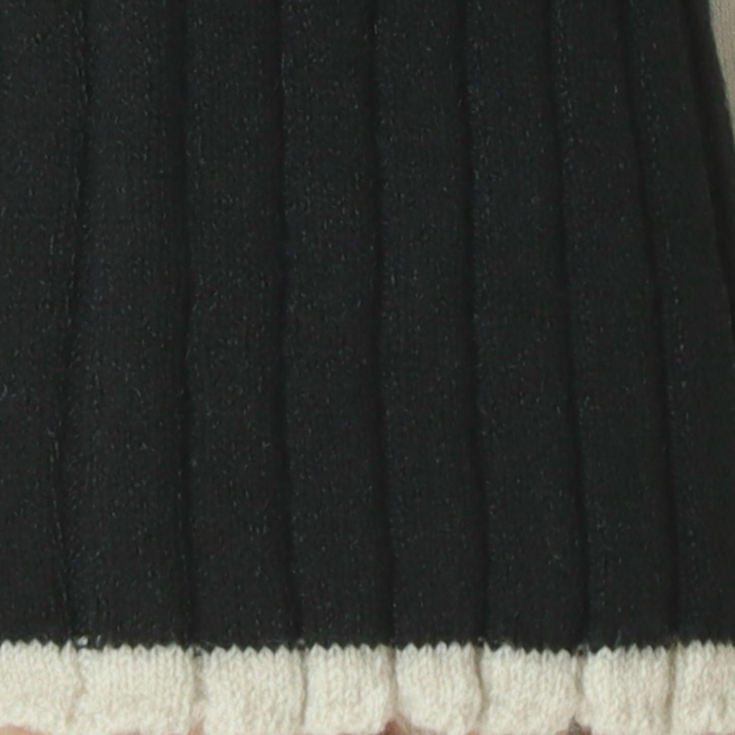 配色スリーブニットトップス 2216105