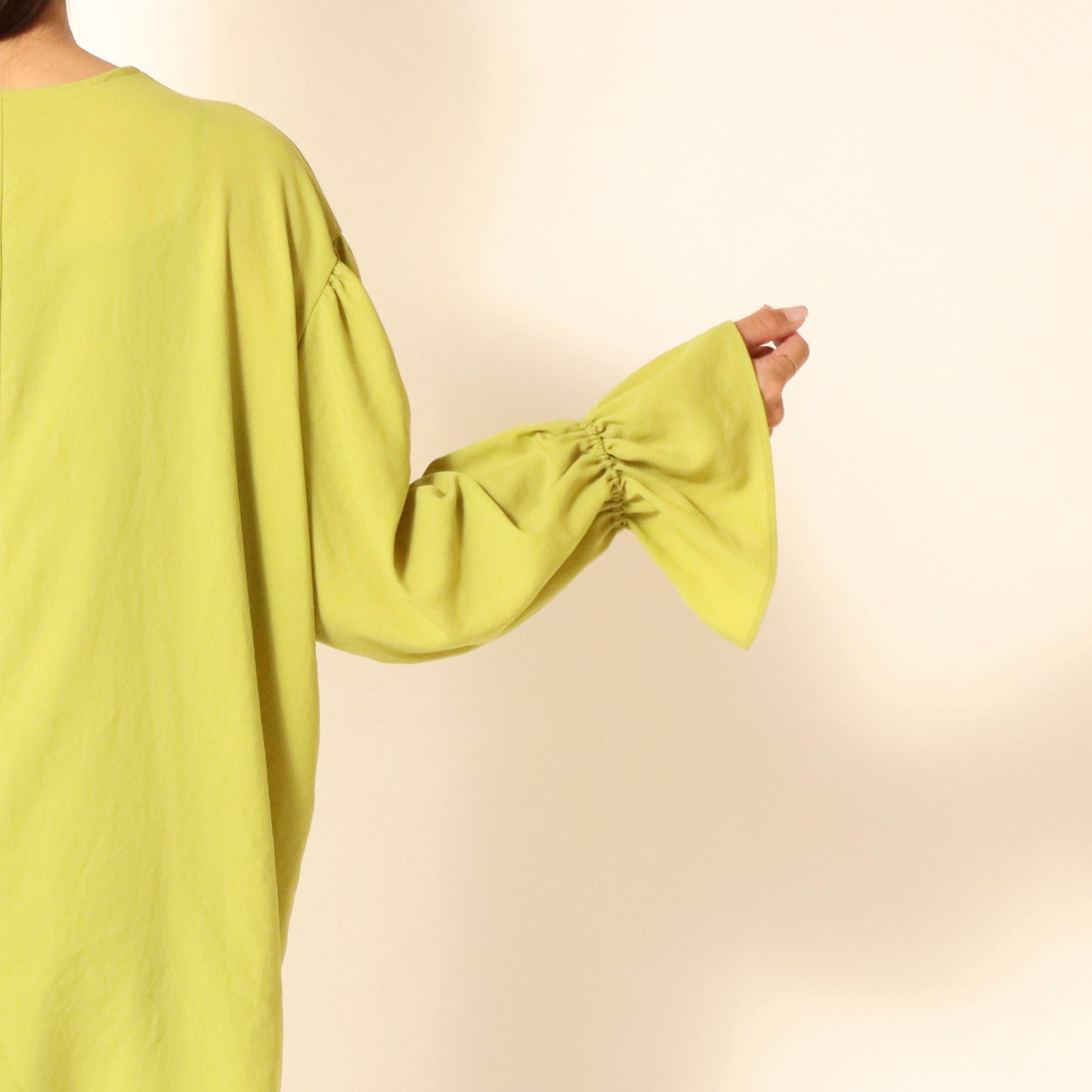 ストレッチシフォンワイドVネックブラウス 809408