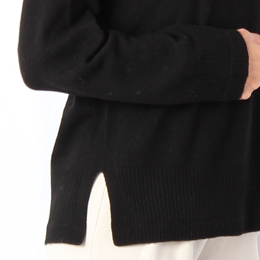 カシミアクールネックニットセーター 25295015