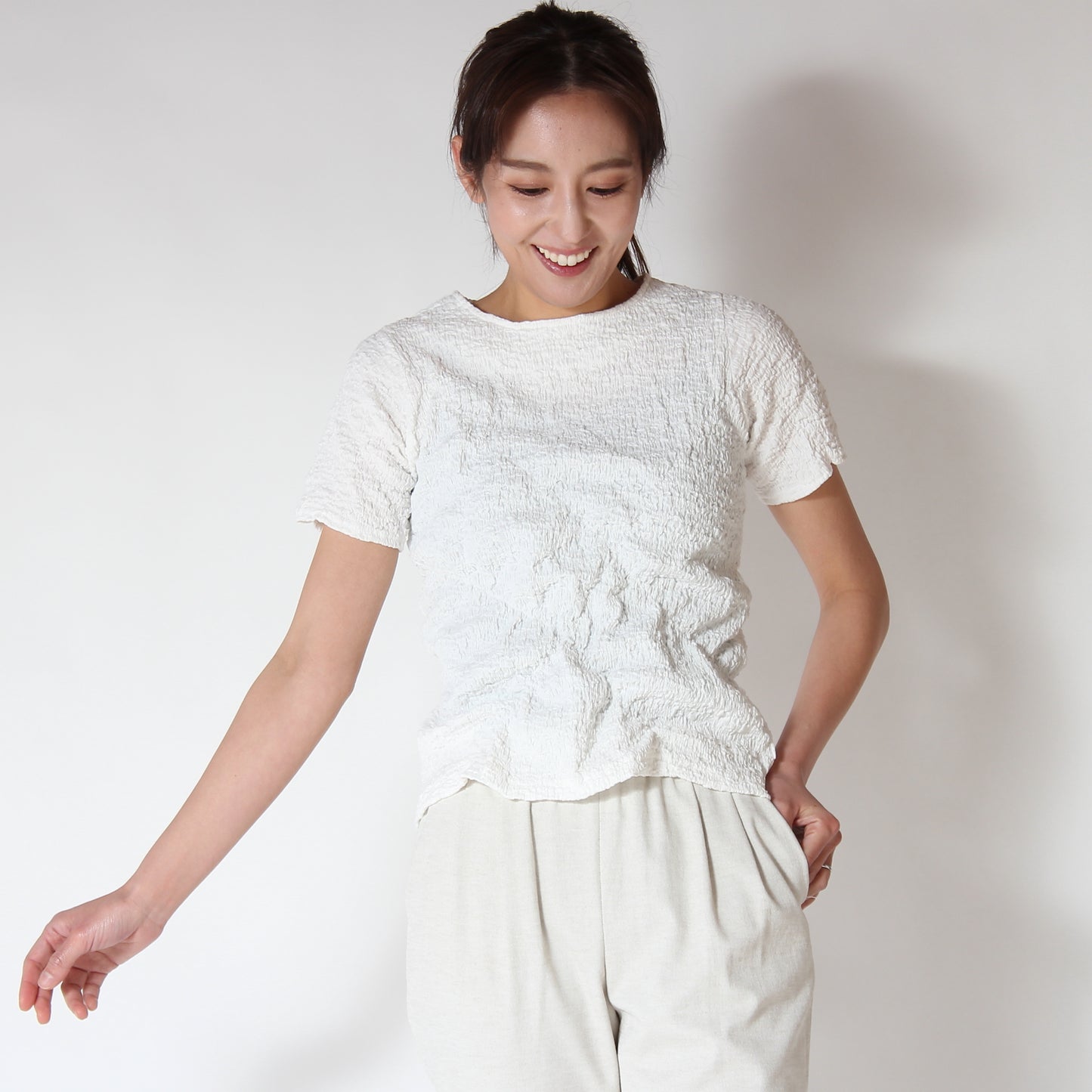 シャーリングTシャツ 533002