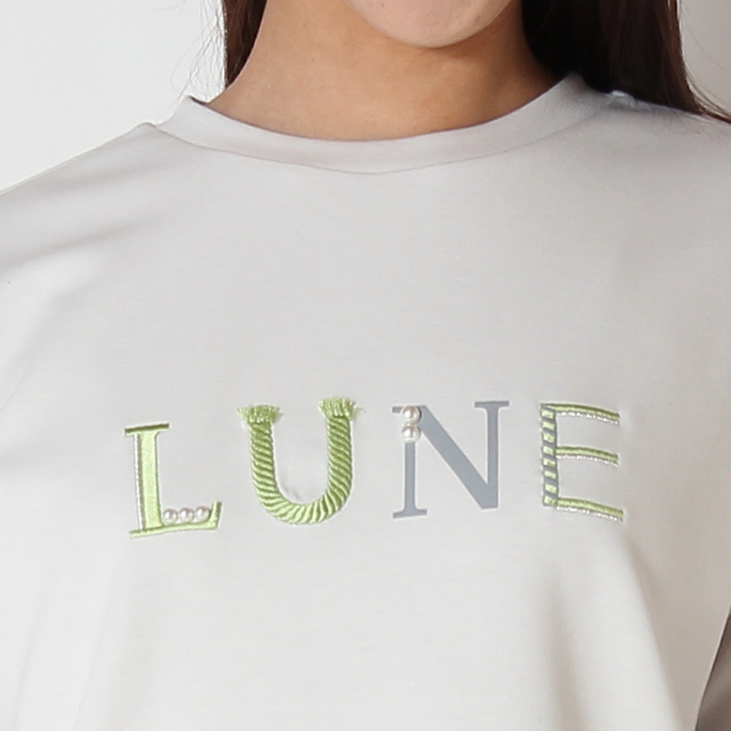 LUNEパールロゴＴシャツ　7321005