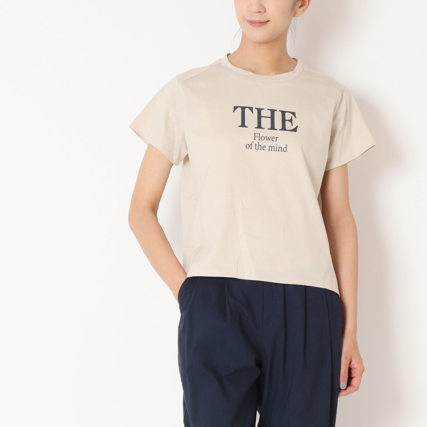 THEショートプリントＴシャツ　80242303