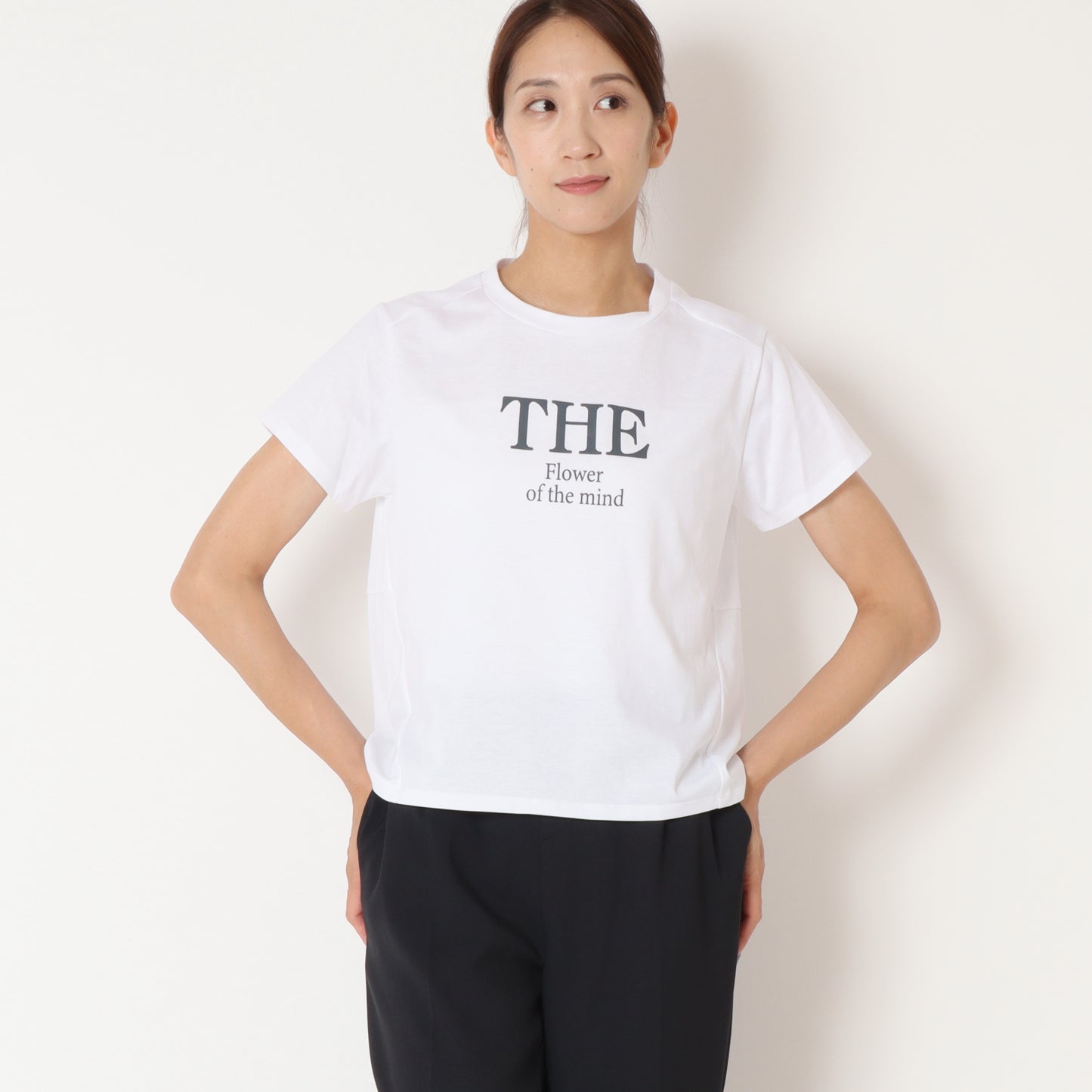 THEショートプリントＴシャツ　80242303