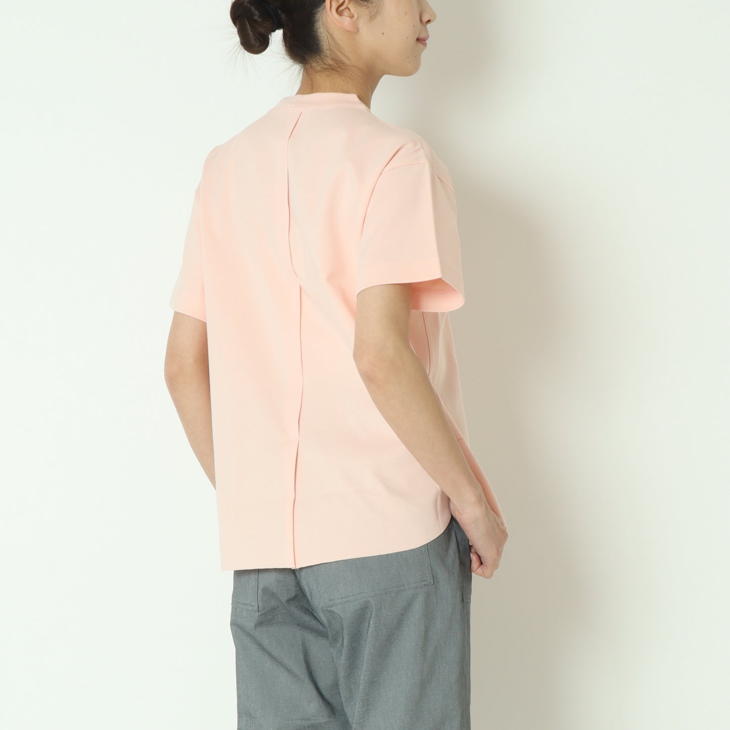 裾切り替え半袖カットソー　80255717