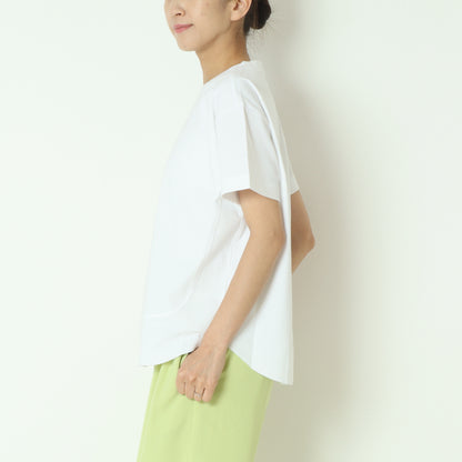 裾切り替え半袖カットソー　80255717