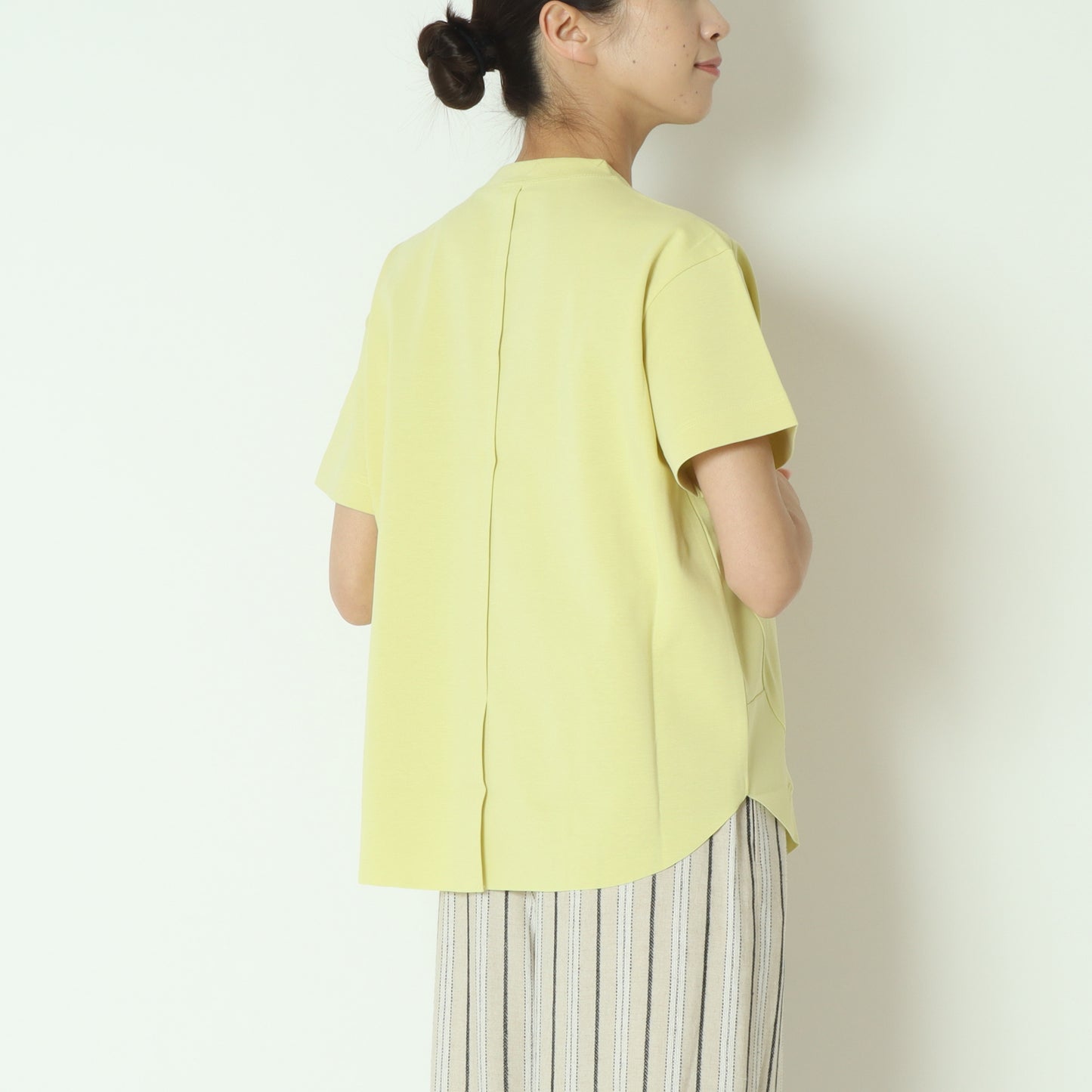 裾切り替え半袖カットソー　80255717