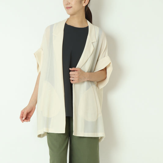 メッシュ半袖ジャケット  80255252