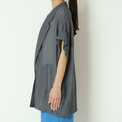 メッシュ半袖ジャケット  80255252