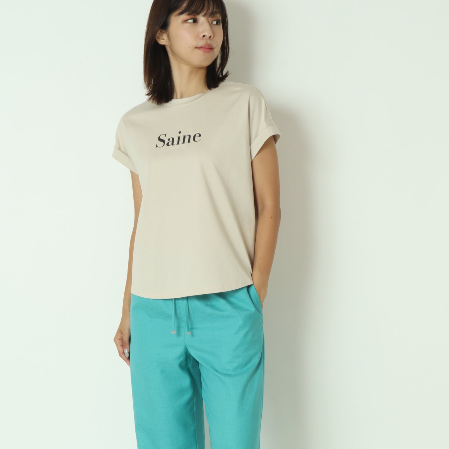 80255317 ロゴフレンチTシャツ