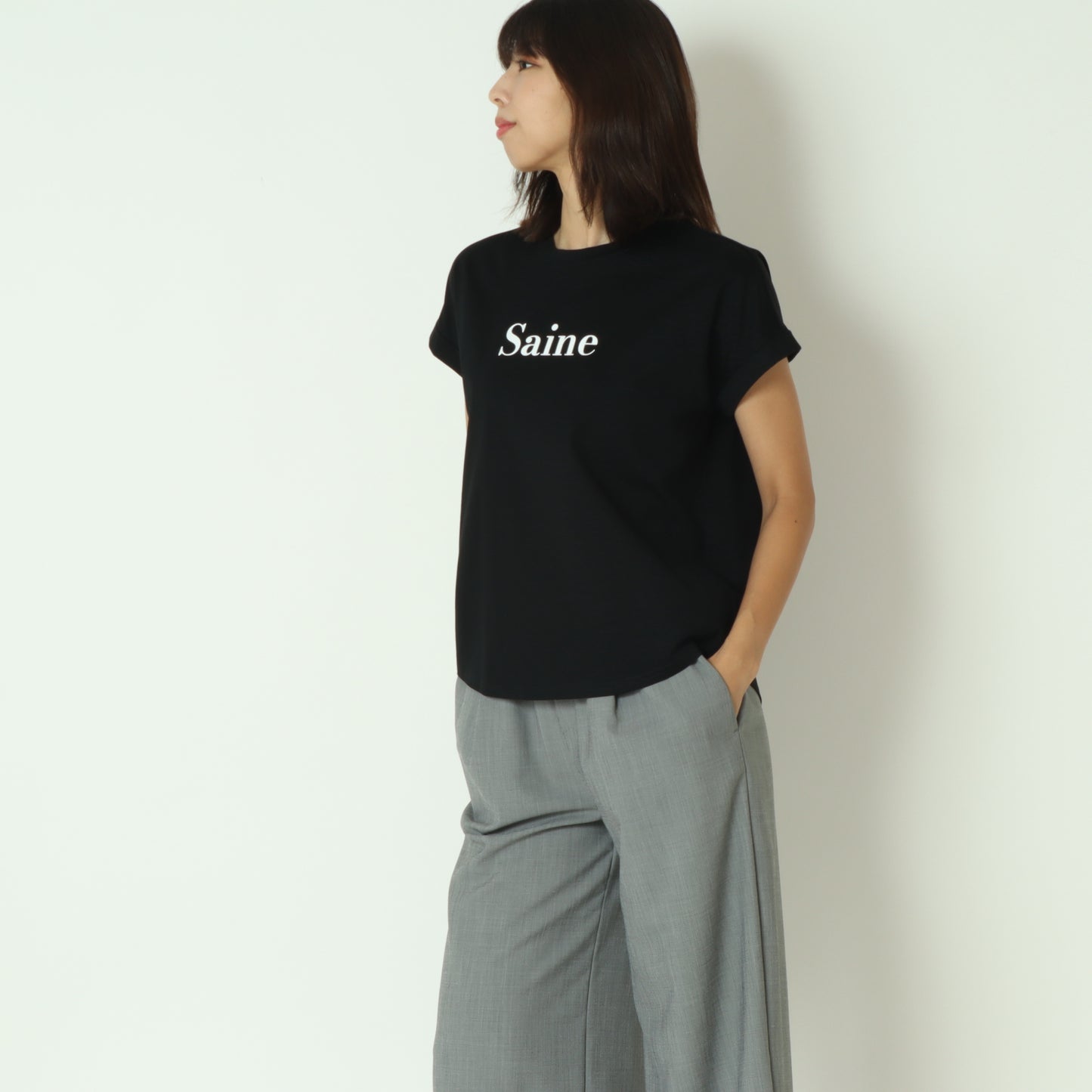 80255317 ロゴフレンチTシャツ