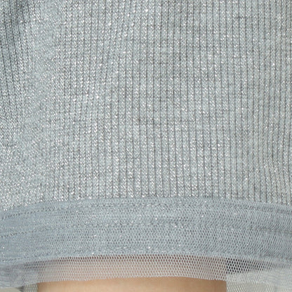 ラメリブショートスリーブTシャツ  8920773