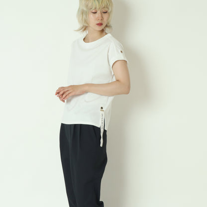 ストラップ付き接触冷感カットソー  254JU0355