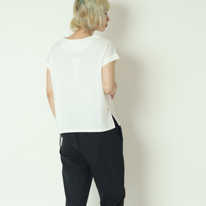 ストラップ付き接触冷感カットソー  254JU0355