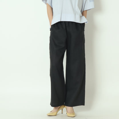 リネンワイドストレートパンツ　J4745A-25