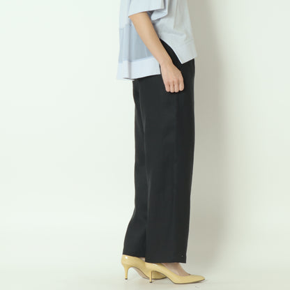 リネンワイドストレートパンツ　J4745A-25