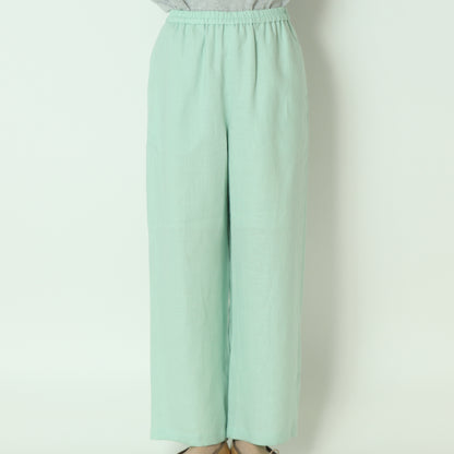 リネンワイドストレートパンツ　J4745A-25