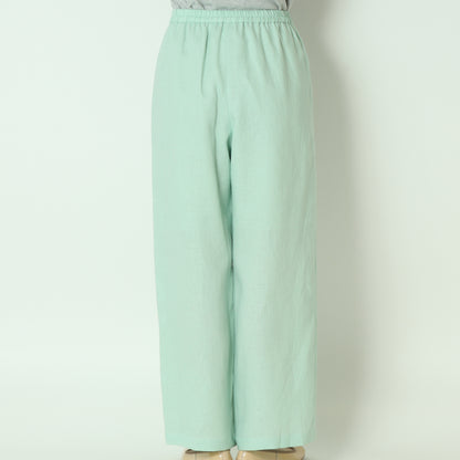 リネンワイドストレートパンツ　J4745A-25