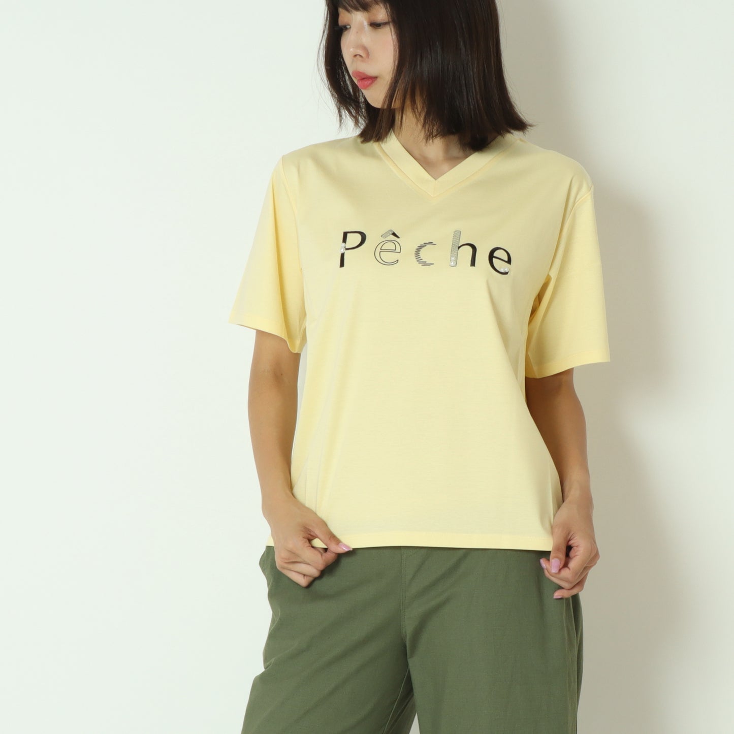 パールロゴTシャツ  7521011