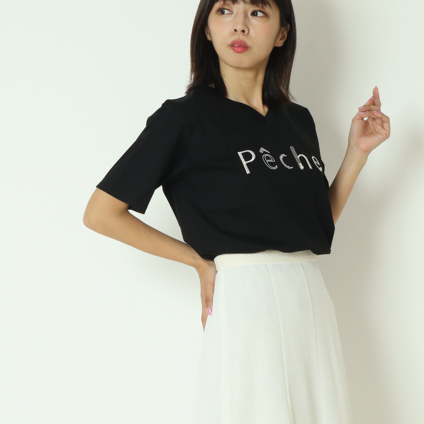 パールロゴTシャツ  7521011