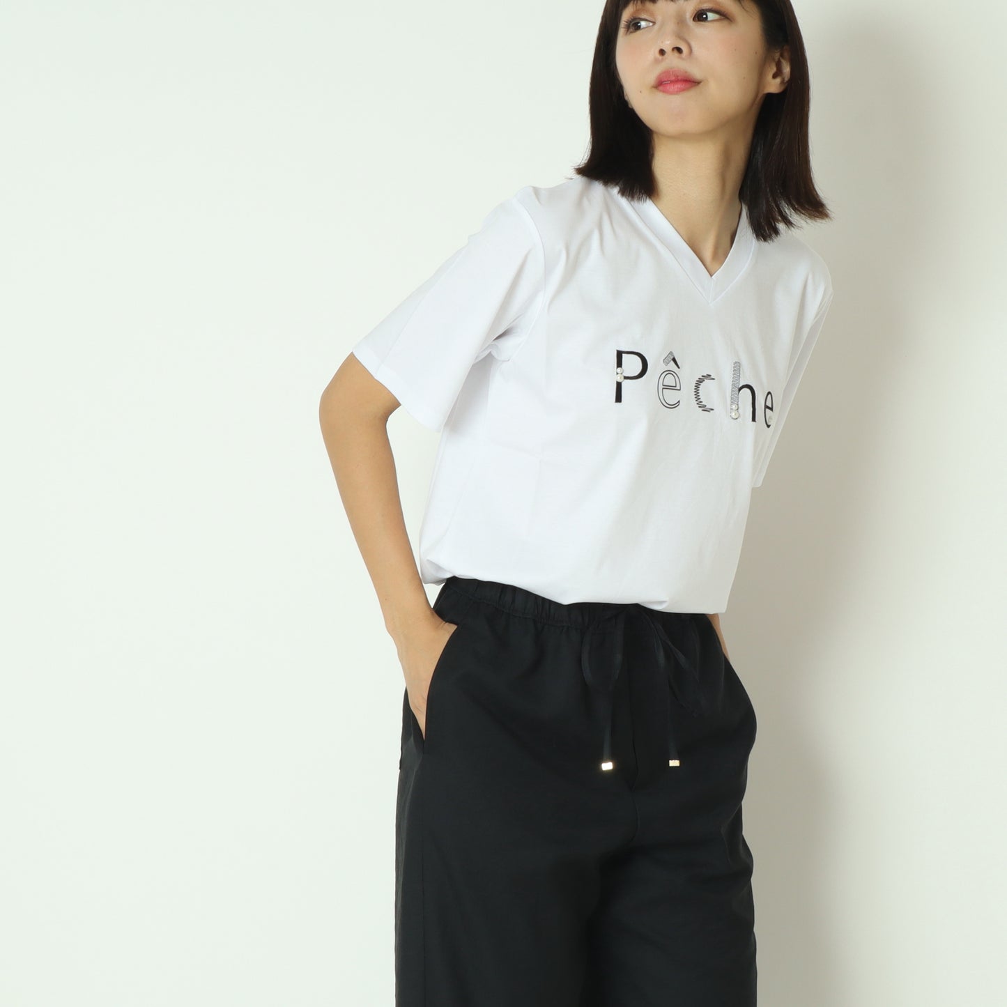 パールロゴTシャツ  7521011