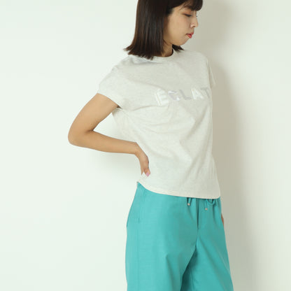 フレンチスリーブパールロゴTシャツ  7521003