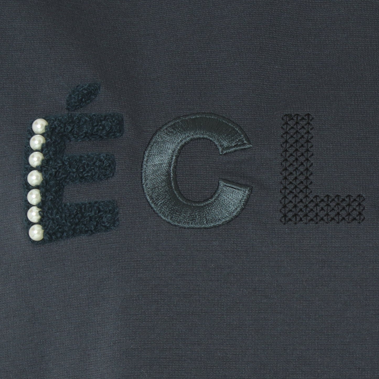 フレンチスリーブパールロゴTシャツ  7521003