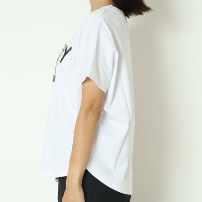 配色ロープロゴTシャツ  7521005