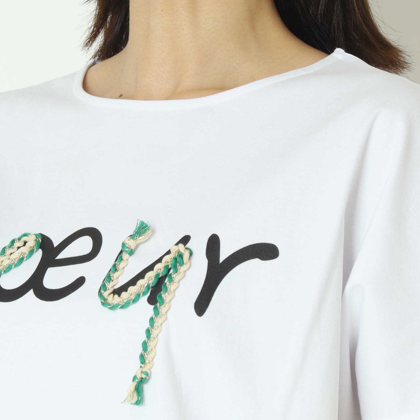 配色ロープロゴTシャツ  7521005
