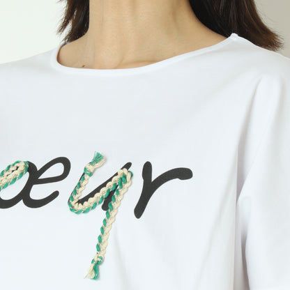 配色ロープロゴTシャツ  7521005
