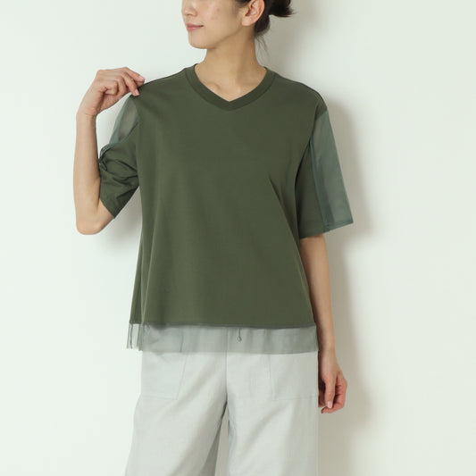 チュールドッキングTシャツ　512921