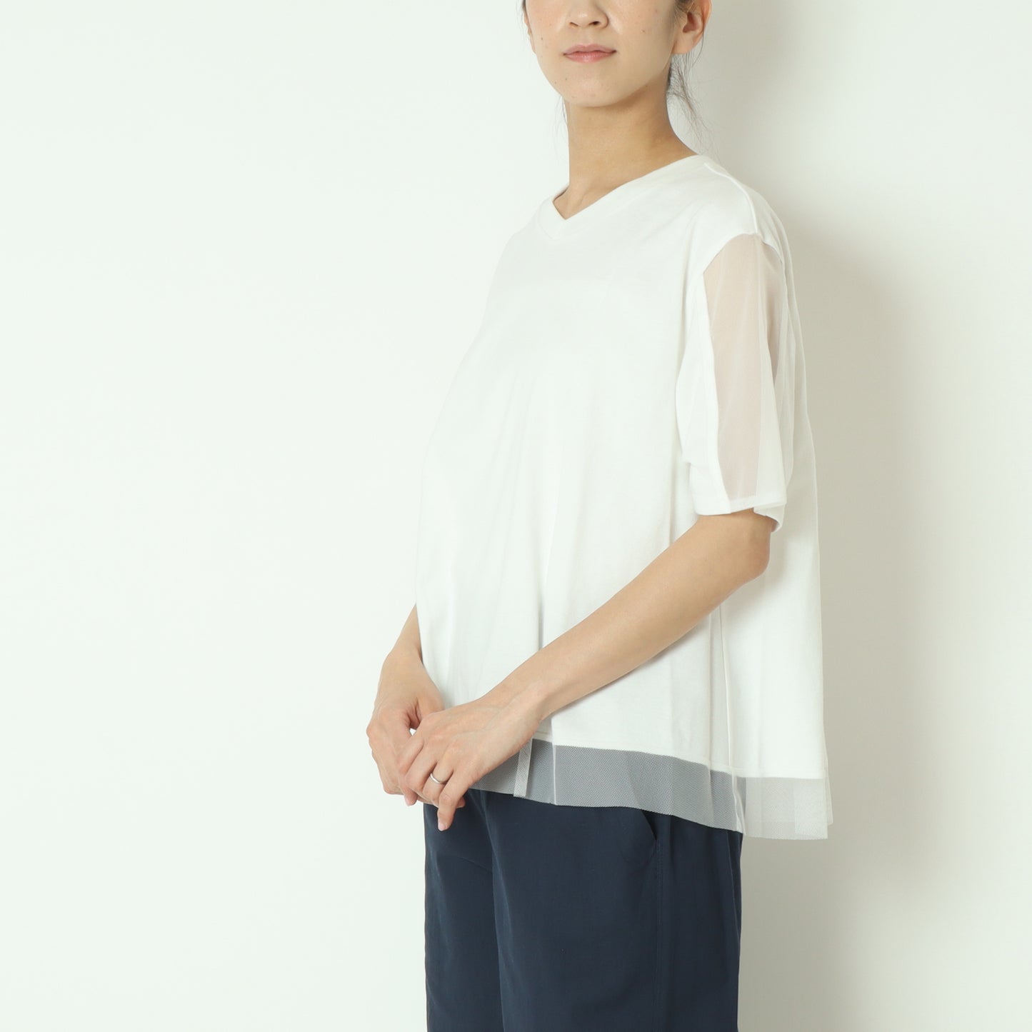 チュールドッキングTシャツ　512921