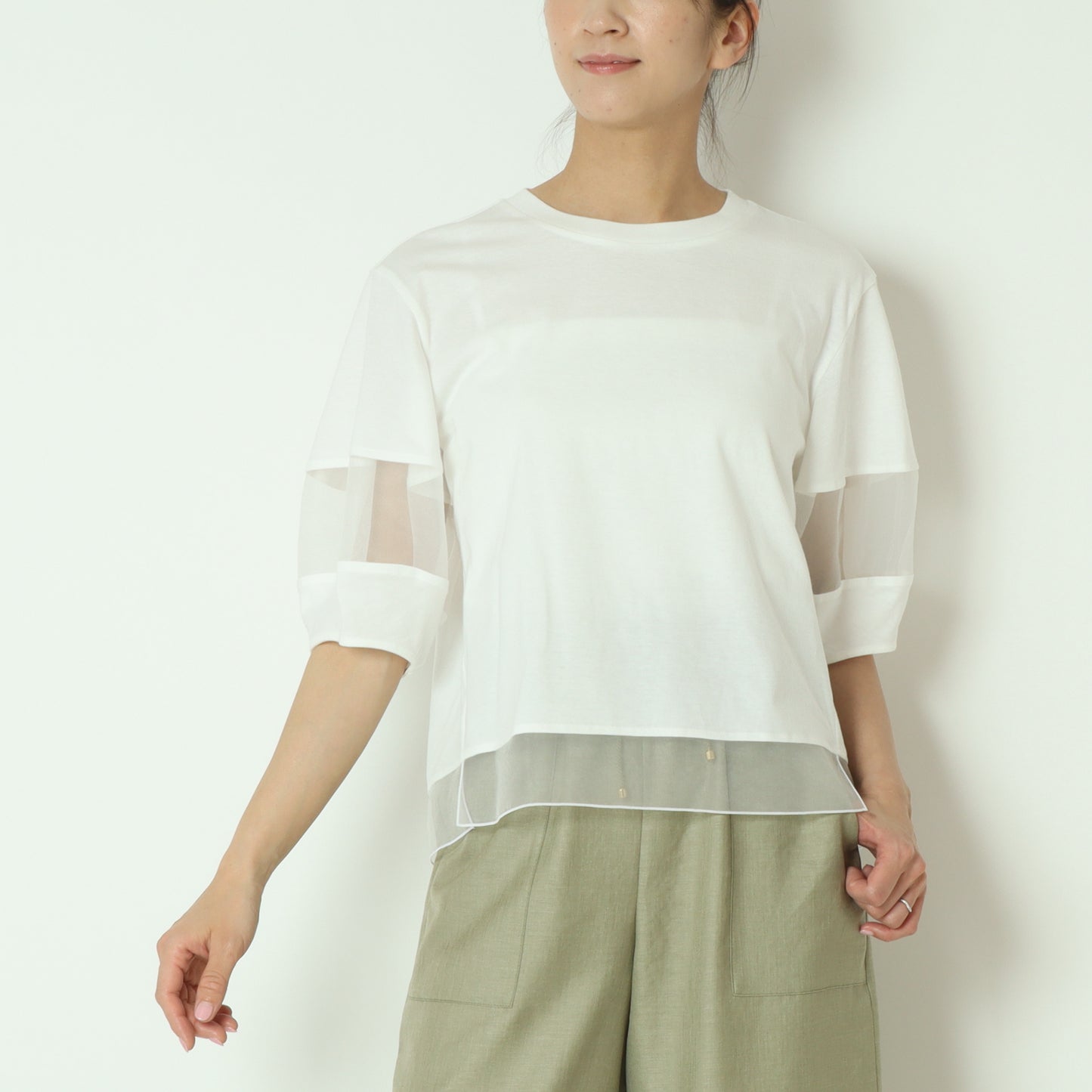 シアーデザインカットソー  512935